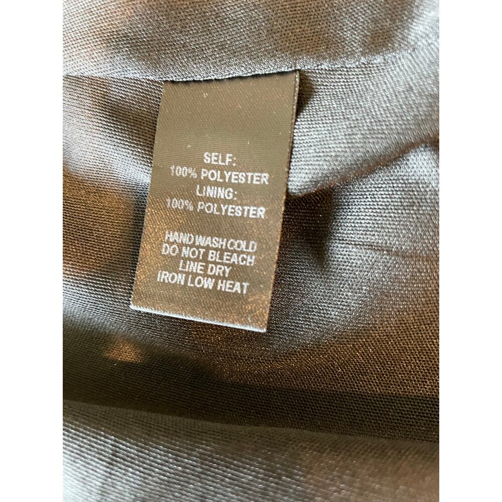 Lulus Romantic Blooms Black Floral Midi Wrap Dress Sz M Plunging Neck Black Pink - Picture 13 of 16